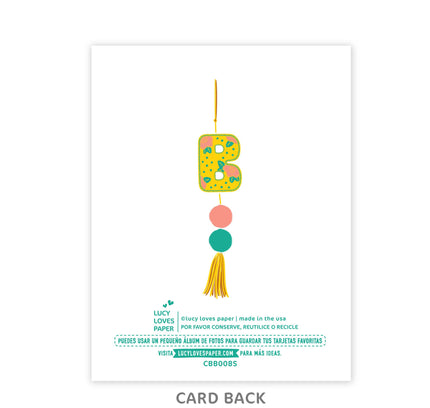 Lucy Loves Paper - Bienvenido Bebé | New Baby Card in Spanish