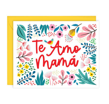 Lucy Loves Paper - The Amo Mamá - Mother's Day card in Spanish (A2)