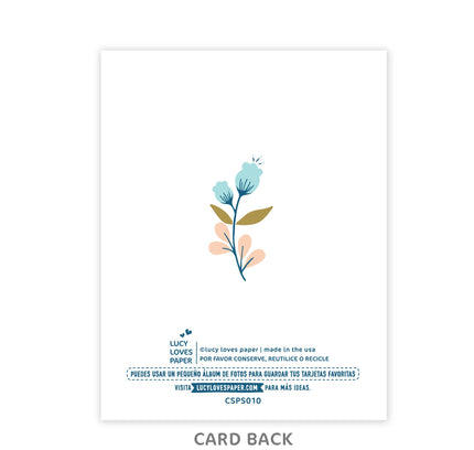 Lucy Loves Paper - Sinceras Condolencias | Spanish Sympathy & Bereavement Card