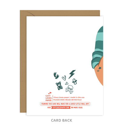 Lucy Loves Paper - Best & Coolest Father's Day Card (A2)
