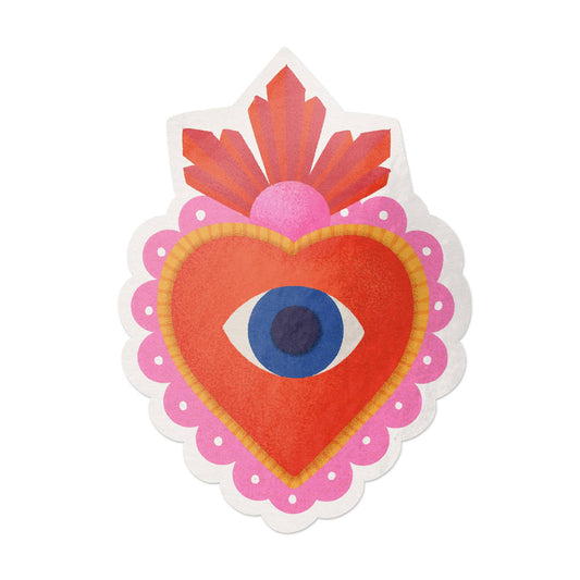 Ana Peake - Corazón - Sacred Heart Vinyl Sticker
