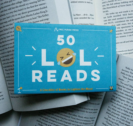 Free Period Press - 50 LOL Reads: A Checklist of Books to Lighten the Mood