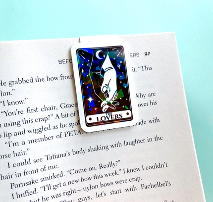 My Secret Copy - The Lovers Tarot Card Magnetic Bookmark