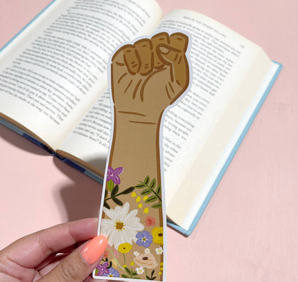 Bloomwolf Studio - Floral Fist Die Cut Bookmark