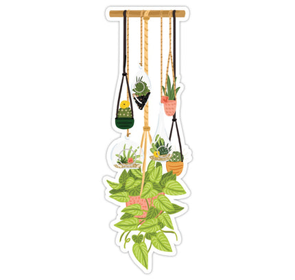 Bloomwolf Studio - Hanging Plants Die Cut Bookmark