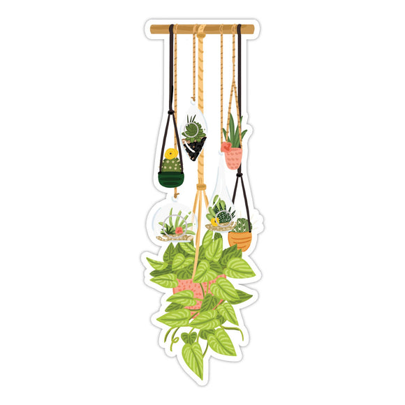 Bloomwolf Studio - Hanging Plants Die Cut Bookmark