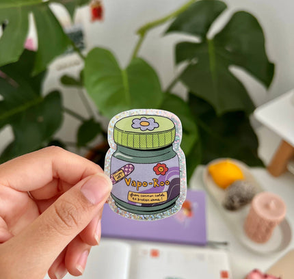 Marlene Vega Studio - Glitter VaporRub Sticker- Mexican Sticker