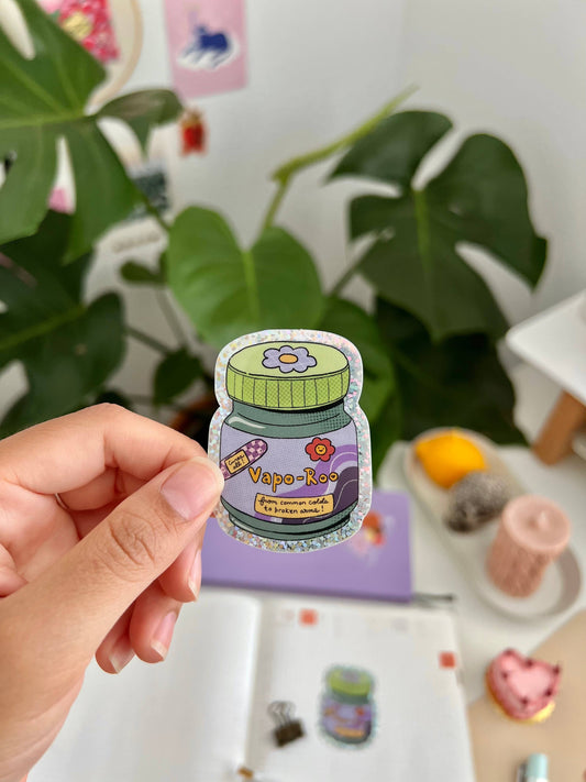 Marlene Vega Studio - Glitter VaporRub Sticker- Mexican Sticker