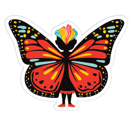 Lucy Loves Paper - Proud Butterfly - Vinyl Sticker