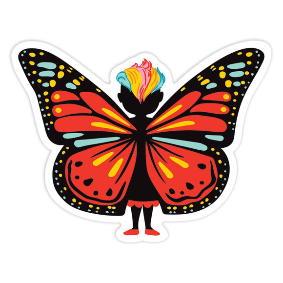 Lucy Loves Paper - Proud Butterfly - Vinyl Sticker