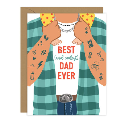 Lucy Loves Paper - Best & Coolest Father's Day Card (A2)