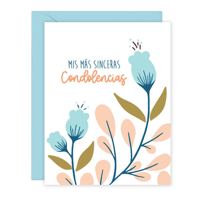 Lucy Loves Paper - Sinceras Condolencias | Spanish Sympathy & Bereavement Card