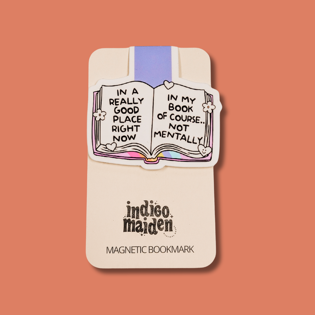 Indigo Maiden - In a Really Good Place In My Book Magnetic Bookmark