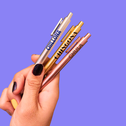 Ana Karen Loves Paper - Chula Black Ink Pen