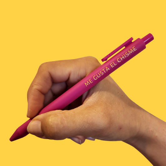 Ana Karen Loves Paper - Me Gusta El Chisme Pink Ink Pen