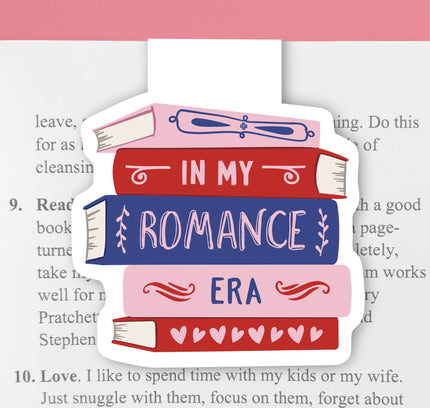 Lucy Loves Paper - Magnetic Bookmark | My Romance Era Book Pile