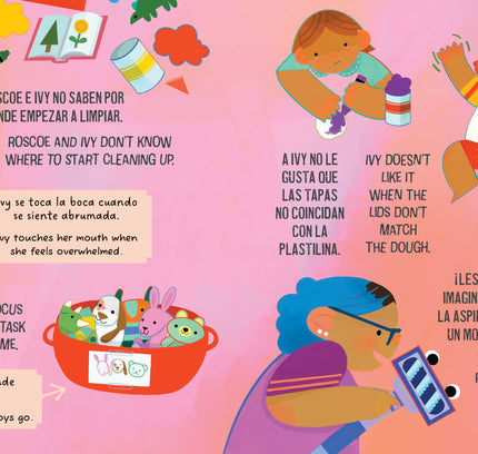 Barefoot Books - The Clean-Up Monster / El Monstruo de la Limpieza