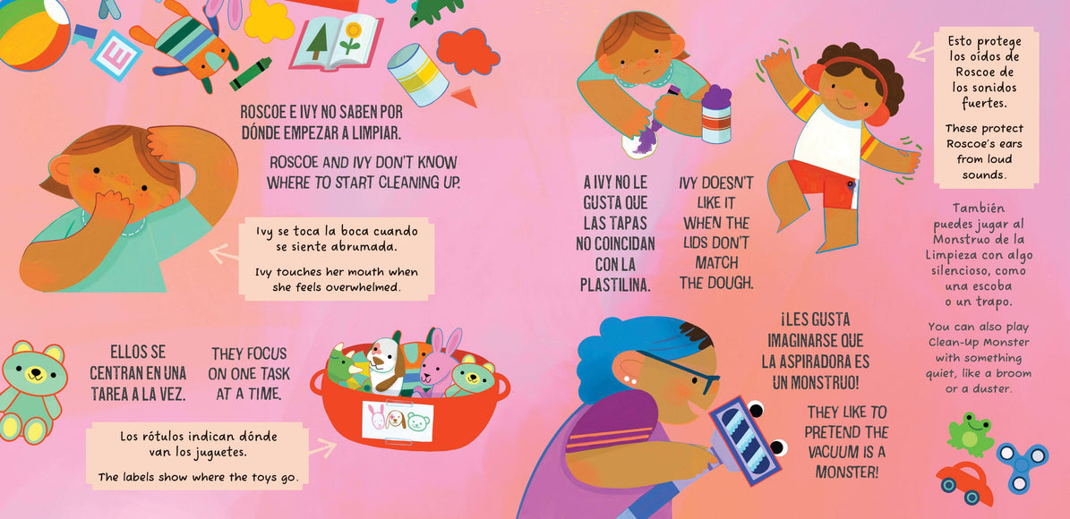 Barefoot Books - The Clean-Up Monster / El Monstruo de la Limpieza