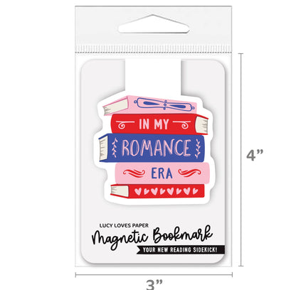 Lucy Loves Paper - Magnetic Bookmark | My Romance Era Book Pile