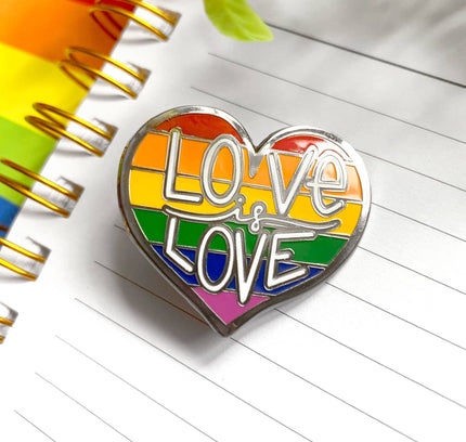 Paper House Productions - Love is Love Enamel Pin