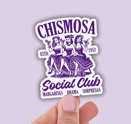 Lalatina Shop - Funny chismosa sticker mexican hispanic latina vinyl sticker