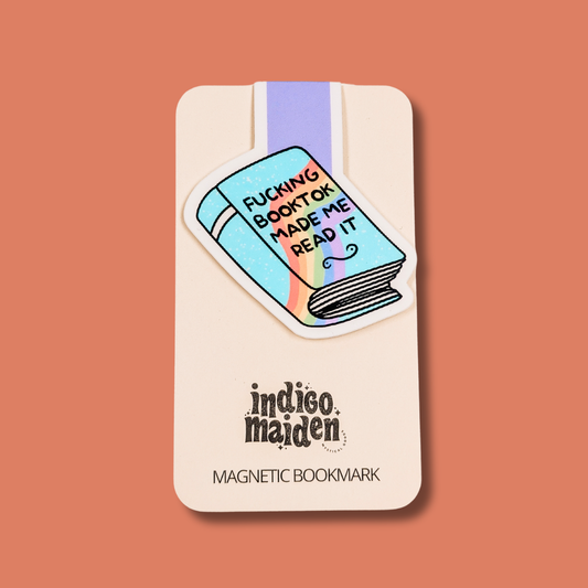 Indigo Maiden - Fucking Booktok Magnetic Bookmark