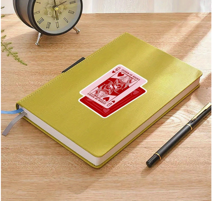 inviting affairs paperie - Queen of Books Sticker