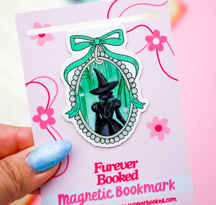 Furever Booked - Elphaba Magnetic Bookmark