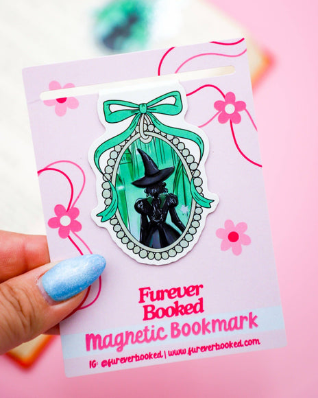 Furever Booked - Elphaba Magnetic Bookmark