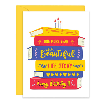 Lucy Loves Paper - Beautiful Life Story | Books Birthday card