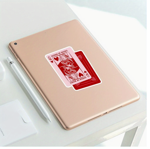 inviting affairs paperie - Queen of Books Sticker