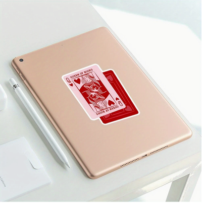 inviting affairs paperie - Queen of Books Sticker