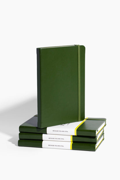 VITAL - VITAL Green Cactus Leather Lined Journal