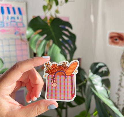 Marlene Vega Studio - Bolsa de Mercado (Mexican tote bag) Sticker