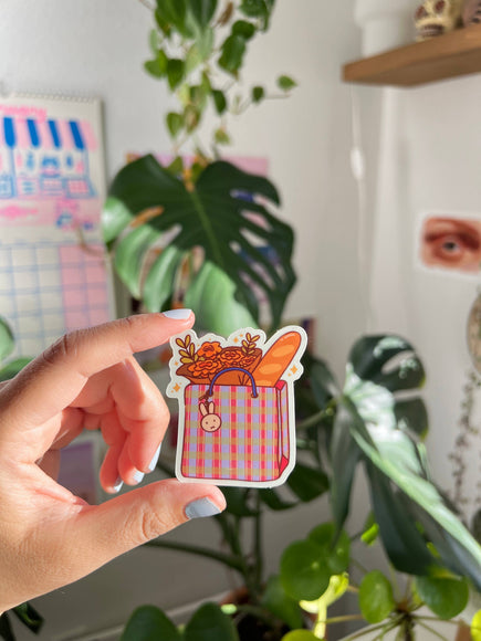 Marlene Vega Studio - Bolsa de Mercado (Mexican tote bag) Sticker