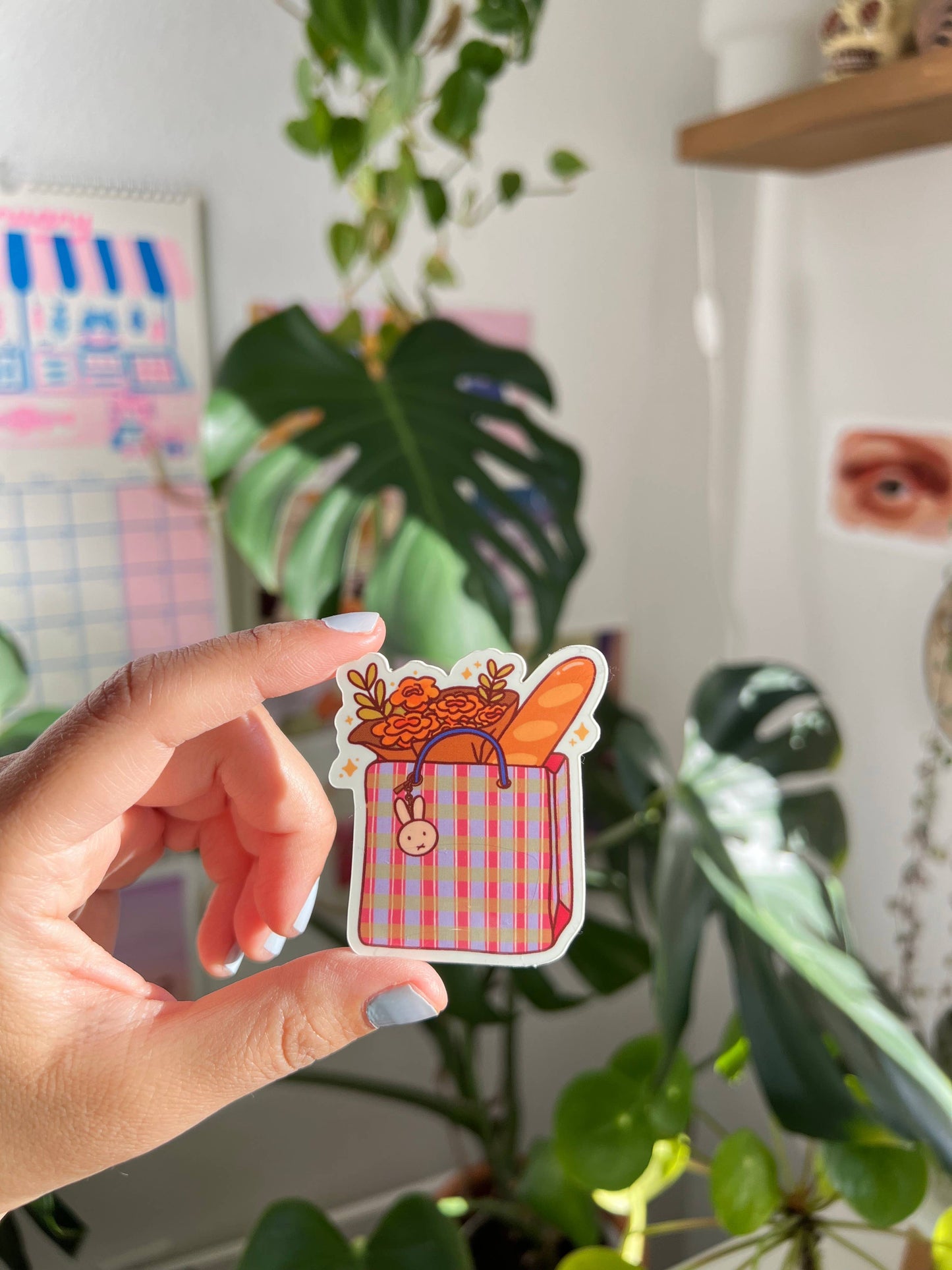 Marlene Vega Studio - Bolsa de Mercado (Mexican tote bag) Sticker