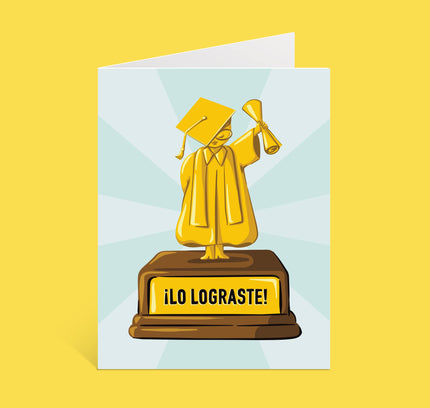 Lucy Loves Paper - ¡Lo Lograste! - graduation card  in Spanish