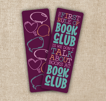 Wildly Enough - First Rule of Book Club Bookmark