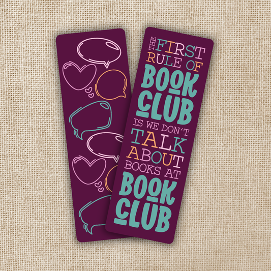 Wildly Enough - First Rule of Book Club Bookmark