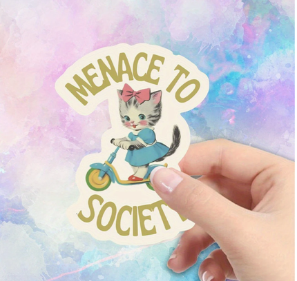 inviting affairs paperie - Menace to Society Sticker