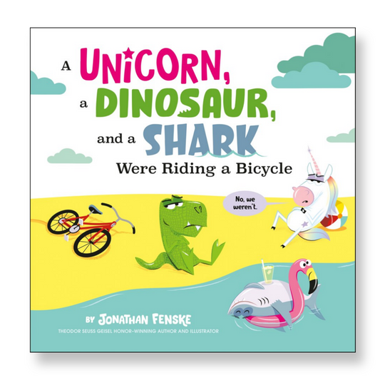 A Unicorn, a Dinosaur, and a Shark Were Riding a Bicycle