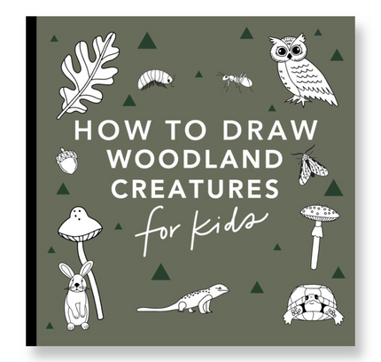 Mushrooms & Woodland Creatures: How to Draw Books for Kids with Woodland Creatures, Bugs, Plants, and Fungi