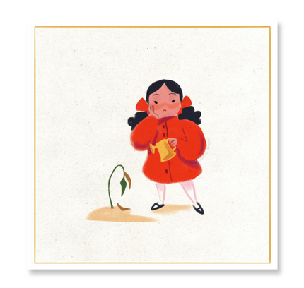 Little Red Flower Card