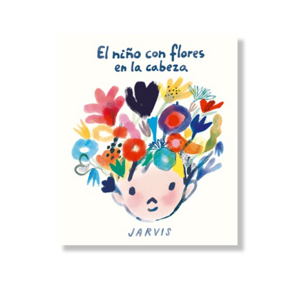 El niño con flores en la cabeza