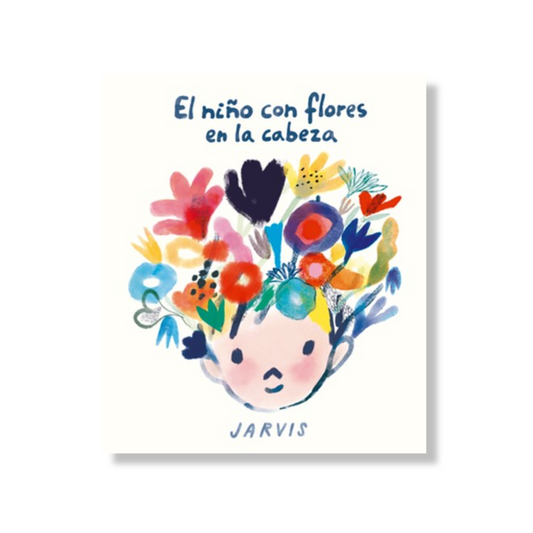 El niño con flores en la cabeza